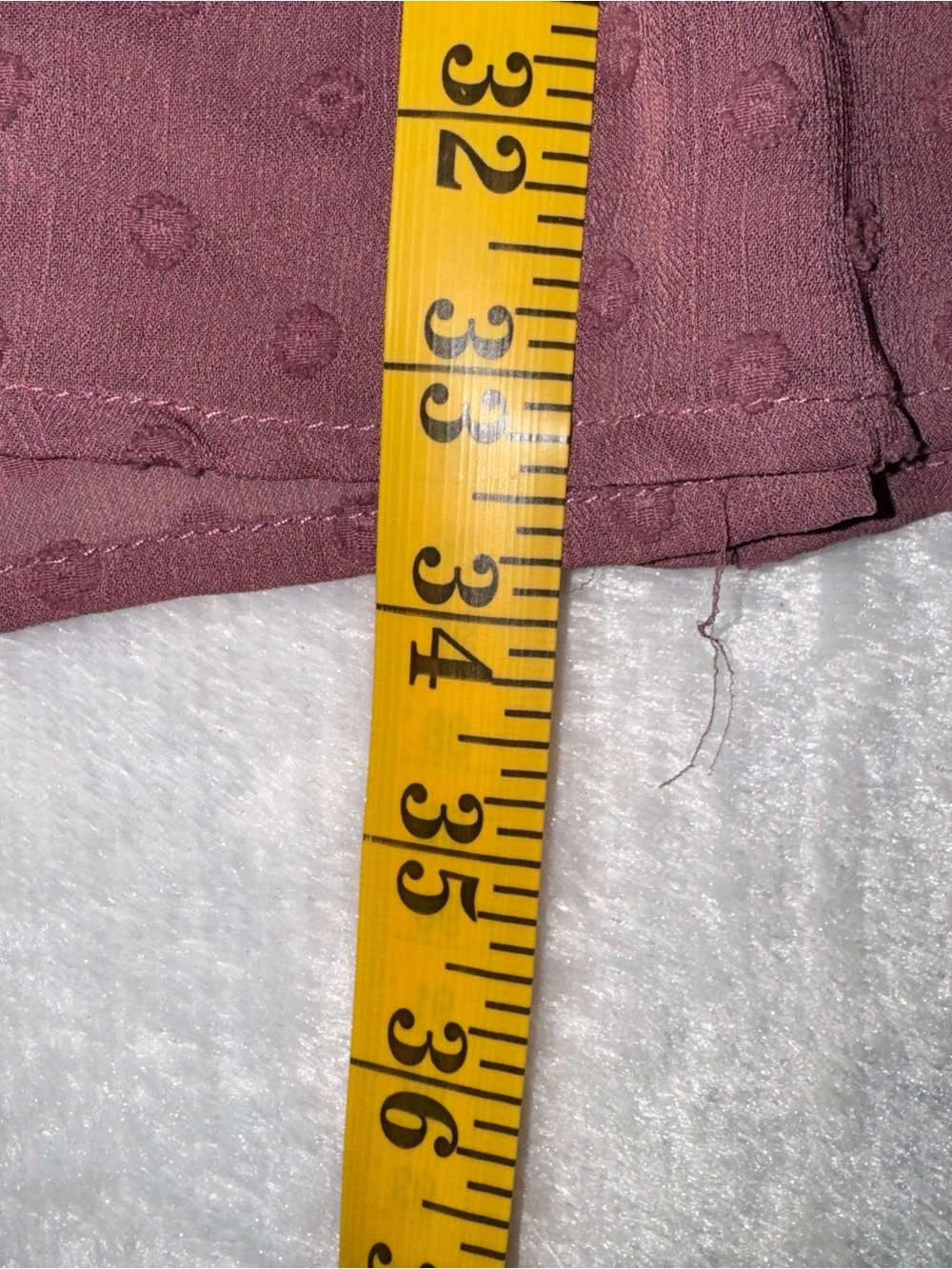 Umgee Mauve-Pink Swiss Dot Lace Yoke Dress - Picture 7 of 9